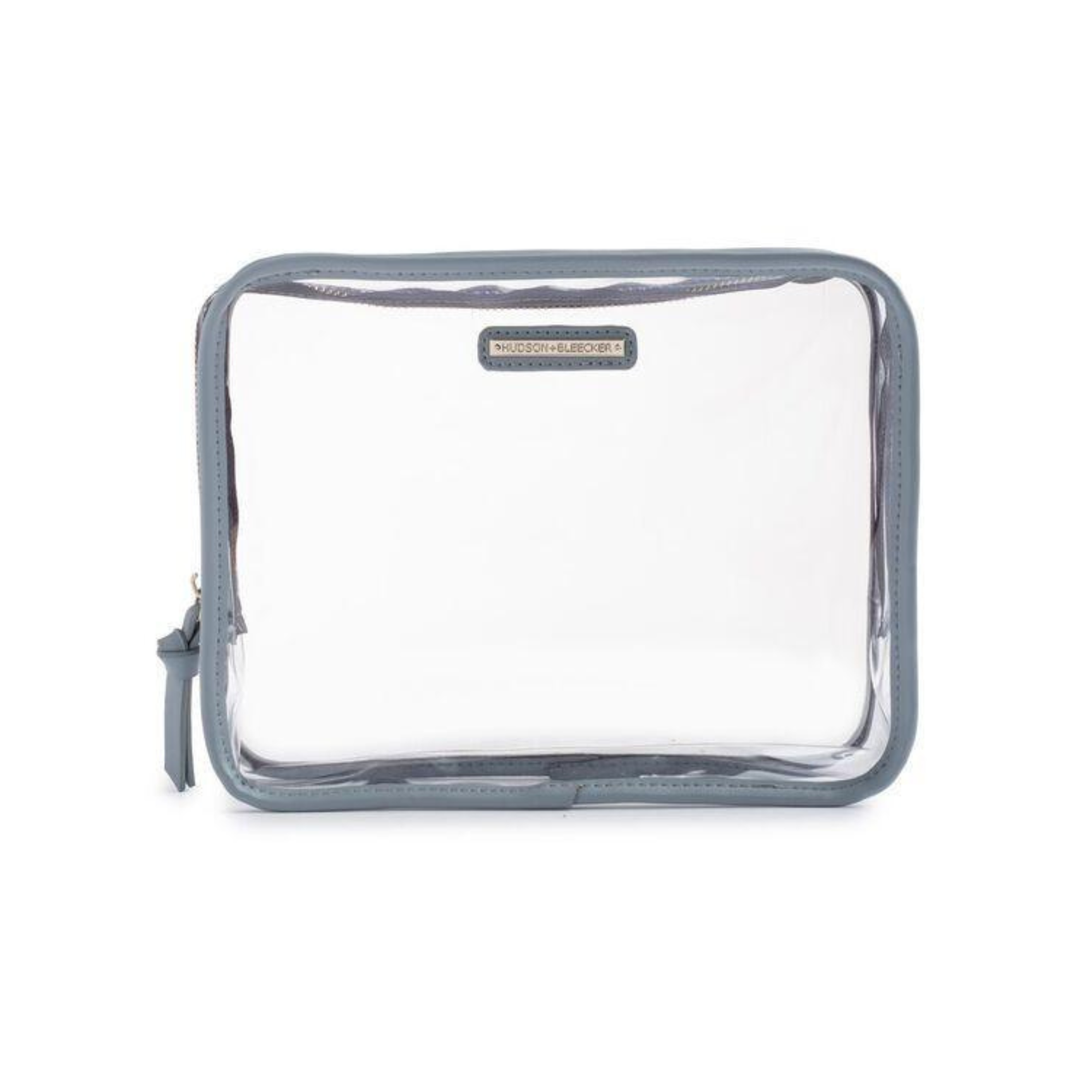 Lagoon Away Clear Case Blue Beauty Bag TSA Friendly Hudson + Bleecker