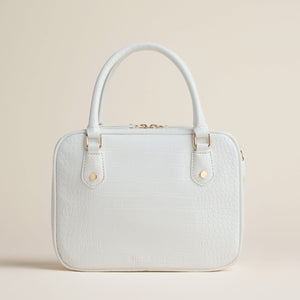 Voyager Toiletry Bag - White Crocodile