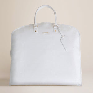 White Crocodile Bon Voyage Garment Bag