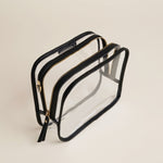 tsa friendly and approved stadium approved transparent clear case perfect for traveling and holding everyday essentials